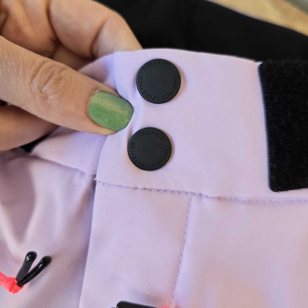 Bogner Loveshackfancy Nessa Ski Pants Lavender Mist Hibiscus Purple - Picture 7 of 16